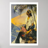 Poster Vintage voyage "Vera Cruz" (Devant)