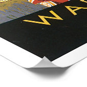 Poster Vintage voyage Warrenpoint Irlande (Coin)