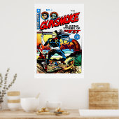 Poster Vintage Western Comic - Fumée à gaz #1 (Cuisine)