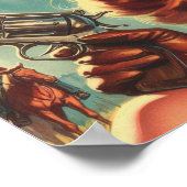 Poster Vintage Western Pin-up (Coin)