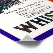 Poster Vintage Whistle Soda Annonce 1920 avec policier (Coin)