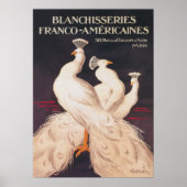 Poster vintage White Peacocks (Devant)