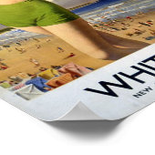 Poster Vintage Whitley Bay, Angleterre (Coin)