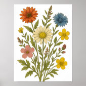 Poster Vintage Wildflower (Devant)