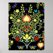 Poster Vintage William Morris Botanique (Devant)