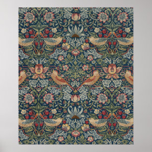Poster Vintage William Morris Strawberry Thief 