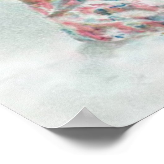 Poster Vintage Winter Sledding (Coin)