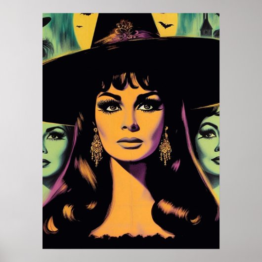 Poster Vintage Witch (Devant)