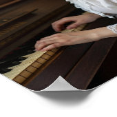 Poster Vintage Woman Pianist (Coin)