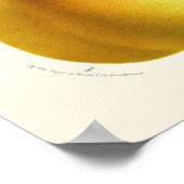 Poster Vintage Yellow Pear Botanique Print (Coin)