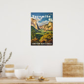 Poster vintage Yosemite (Cuisine)