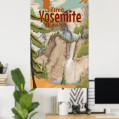 Poster vintage Yosemite (Bureau à domicile)