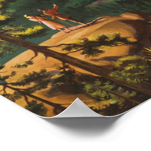 Poster vintage Yosmite (Coin)