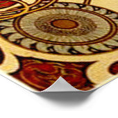 Poster vintage Zodiac Girl Imprimer (Coin)