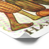 Poster Vintages Légumes d'Halloween (Coin)