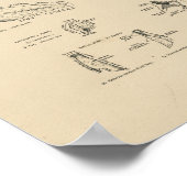 Poster Vintages os visage humain 1880 Imprimer (Coin)