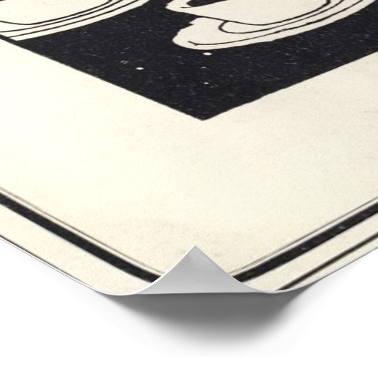 Poster Vintige ad 1913 for Romanian for cocholate (Coin)