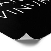 Poster Vinum de carpe (Coin)