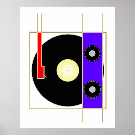 Poster Vinyl Player (Devant)