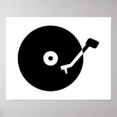 Poster vinyle Tourne-disque (Devant)