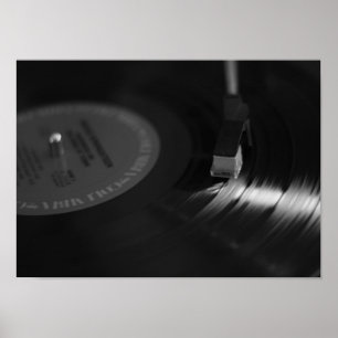 Poster Vinylrecordspeler