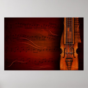 Poster Viola De Teclas (Nyckelharpa)