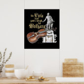 Poster Viola et Mozart (Cuisine)