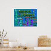 Poster Violence familiale Texte connexe (Cuisine)