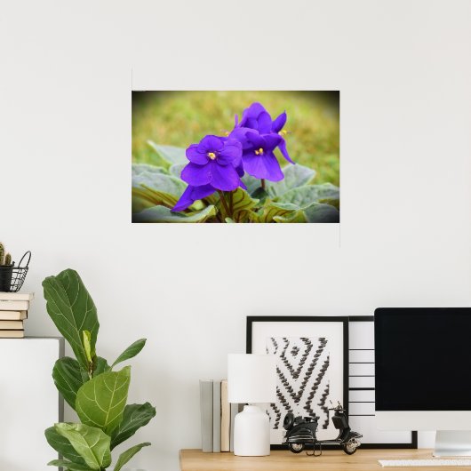 Poster Violet, (Bureau à domicile)