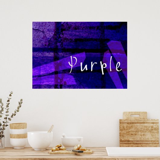 Poster Violet (Cuisine)