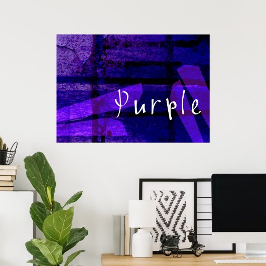 Poster Violet (Bureau à domicile)