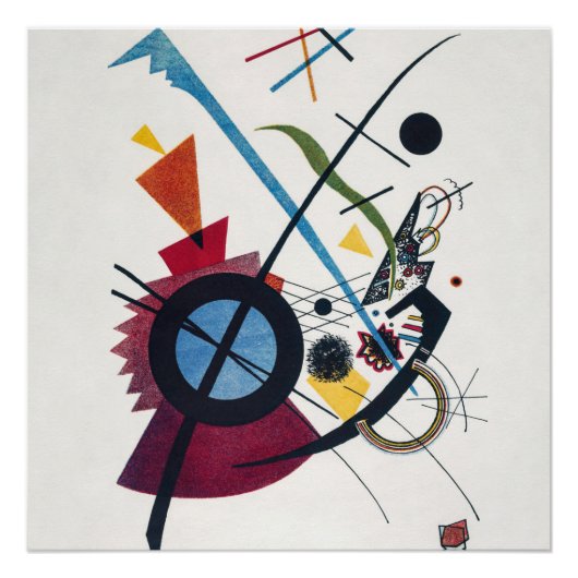 Poster Violet (1923) Wasily Kandinsky (Devant)