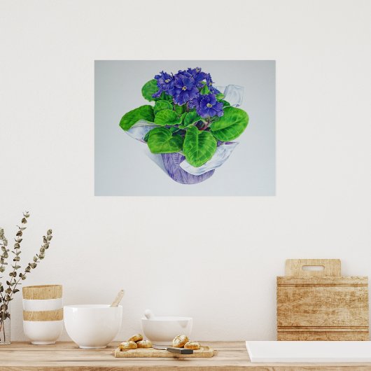 Poster Violet africain (Cuisine)