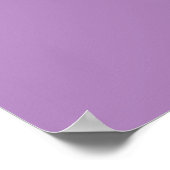 Poster Violet africain (couleur solide) (Coin)