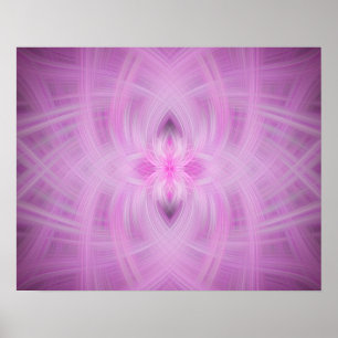 Poster VIOLET - Art fractal -