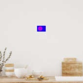 Poster Violet bleu (Cuisine)