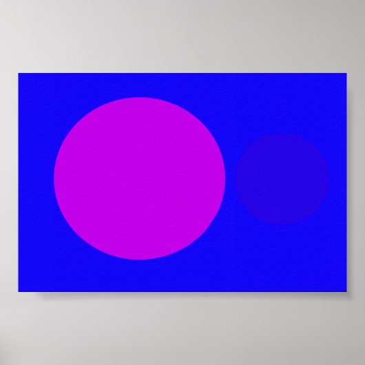 Poster Violet bleu (Devant)