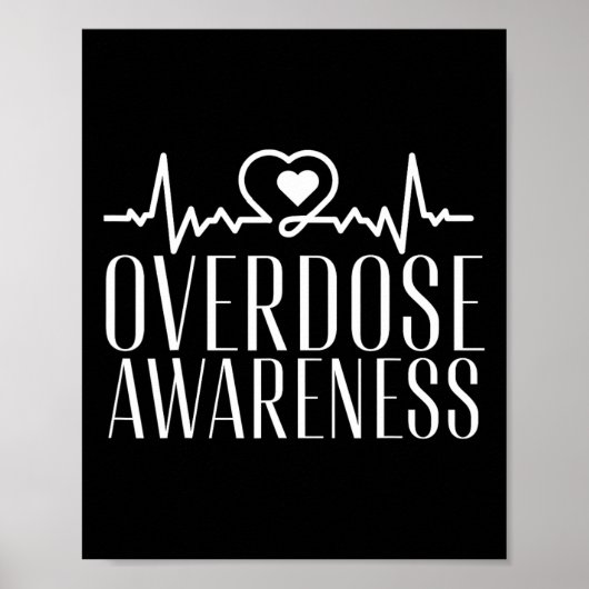Poster Violet de sensibilisation au surdosage (Devant)