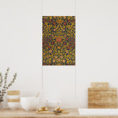 Poster Violet et Columbine par William Morris (Cuisine)