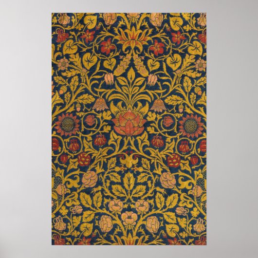 Poster Violet et Columbine par William Morris (Devant)