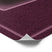 Poster Violet et Orchidée blanche - photo de près (Coin)