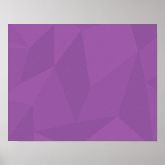 Poster Violet, géométrique, cool, tendance, art simple mo (Devant)
