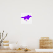 Poster Violet Purple Horse Racing (Cuisine)