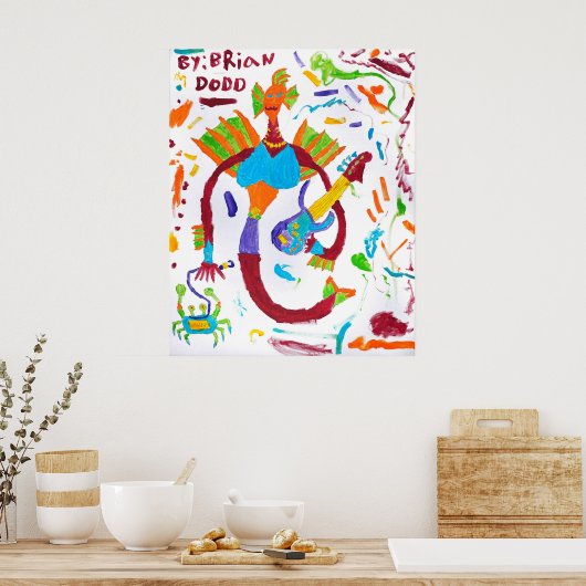 Poster Violet Razorfin (Cuisine)