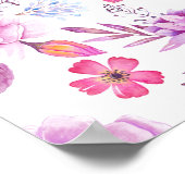 Poster Violet rose (Coin)