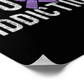 Poster Violet Ruban Fck Conscience de la surdose 1 (Coin)