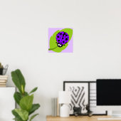 Poster Violet Violet Ladybug (Bureau à domicile)