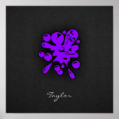 Poster Violet Violet Paintball (Devant)