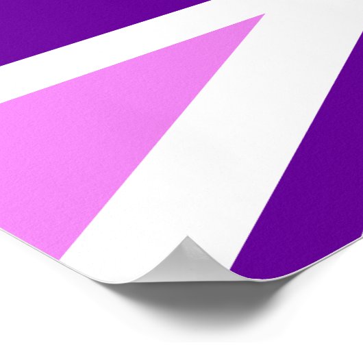 Poster Violet violet Union Jack (Coin)