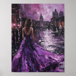 Poster Violet Vista : Une soirée enchantée à Venise